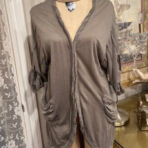 Vintage Bohemian Style Avant Garde! Unique Light Weight "Sweater" Top Jacket?